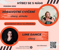 Kurzy zdravotního cvičení a tance podzim/zima 2023